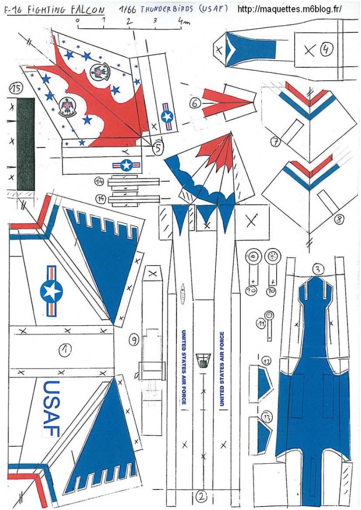 F 16 paper model pdf